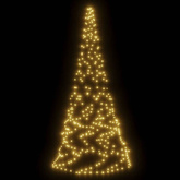 vidaXL Choinka do montażu na maszcie, 200 ciepłych białych LED, 180 cm