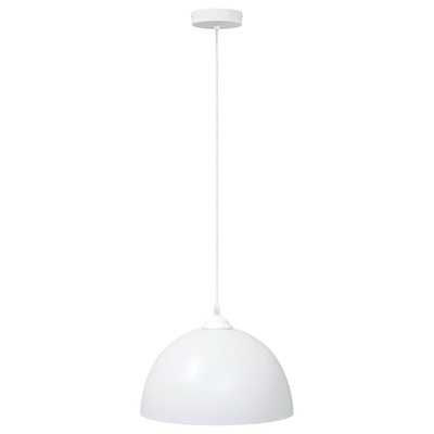 Lampy wiszące 2 szt. Regulowana wysokość E27 Biały ?30 cm Metal