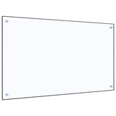 Panel ochronny do kuchni, przezroczysty, 100x60 cm, szkło