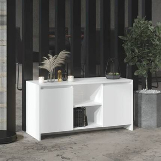 vidaXL Szafka pod TV, biała, 102x37,5x52,5 cm, materiał drewnopochodny