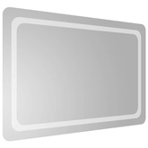 vidaXL Lustro łazienkowe z LED, 60x90 cm