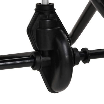 Rozsiewacz do soli, PVC i stal, 80 x 46 x 75 cm, 15 L