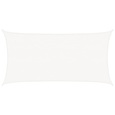 Żagiel przeciwsłoneczny HDPE prostokątny 2x4 m, biały