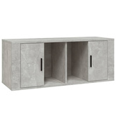 vidaXL Szafka pod TV, szarość betonu, 100x35x40 cm model standard