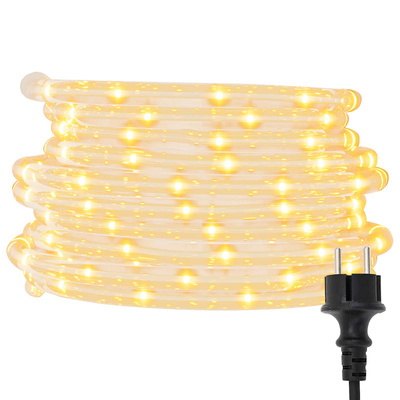 Lina świetlna z 2400 diodami LED Ciepła biel 100 m PVC