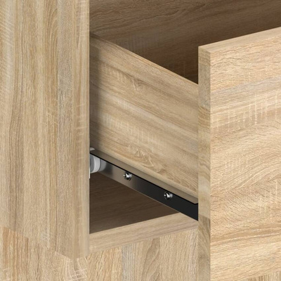 vidaXL Wiszące szafki nocne, 2 szt., dąb sonoma model standard