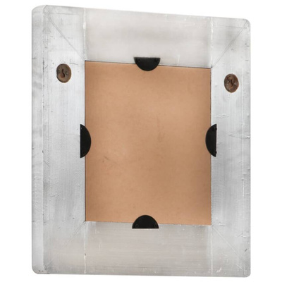 vidaXL Lustro ścienne w stylu Aviator, 50x50 cm, metalowe