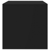 vidaXL Szafka pod TV, czarna, 100x40x40 cm, materiał drewnopochodny
