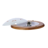 Lampa sufitowa plafon 30 1X60W E27 dąb RUSTICA 13-05014