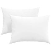 Poduszki na sofę 2 pcs Biały 70 x 50 cm tkanina