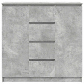 Komoda z szufladami Betonowy Szary 100,5x35x98,5 cm