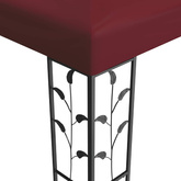Altana 3,97 x 2,96 x 2,68 m Czerwone wino Poliester i Stal