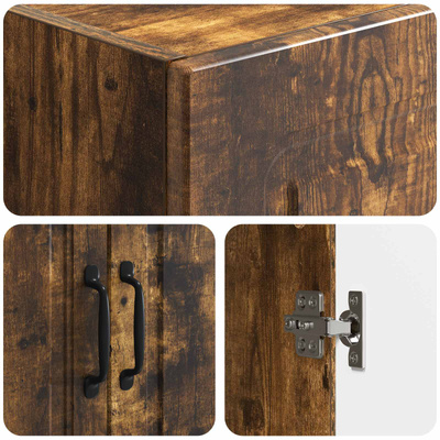 Zestaw szafek 2 szt. 66 x 34,5 x 87 cm Drewno inżynieryjne