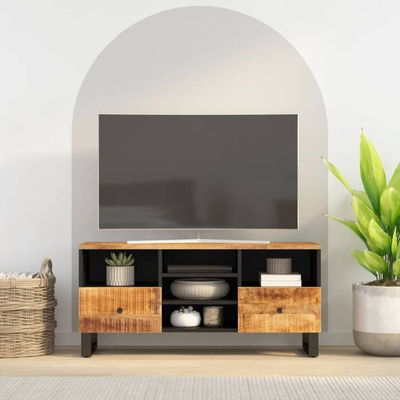 vidaXL Szafka pod TV, 100x33x46 cm, mango i materiał drewnopochodny