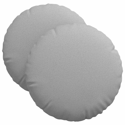 Poduszki na siedziska 2 pcs Szary chmur ?40 x 13 cm tkanina