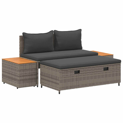 Zestaw sof na zewnątrz 4 -Seater 4 szt. 55 x 30 x 39 cm