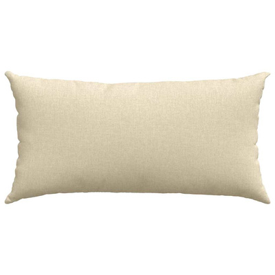 Poduszki na sofę 2 pcs Kremowy 80 x 40 cm tkanina