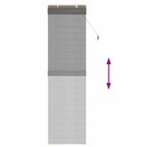 Roleta Szary 50 x 220 cm Bambus
