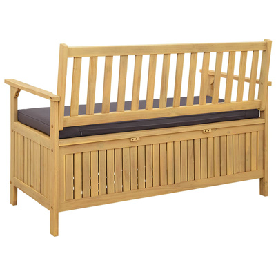 Ławka z miejscem do przechowywania 2 -Seater 120 x 63 x 84 cm