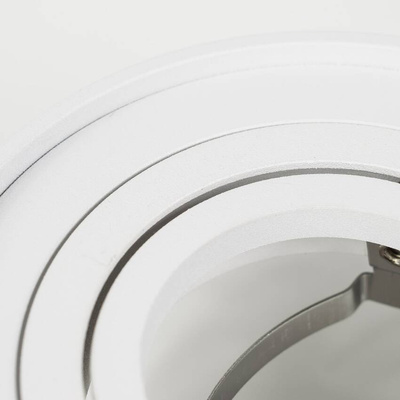 Punktowa oprawa sufitowa wpuszczana SKAND 1 MINI White IP20 okrągła biała EDO777126 EDO Solutions