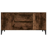 Szafka pod TV, przydymiony dąb, 102x44,5x50 cm vidaXL
