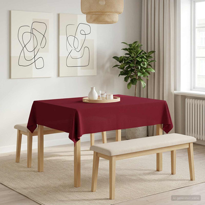 Obrus stołowy Prostokątny Czerwone wino 140 x 160 cm
