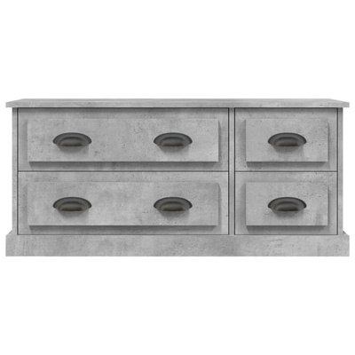 vidaXL Szafka pod TV, szarość betonu, 100x35,5x45 cm