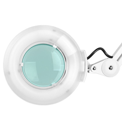 Lampa lupa S4 + statyw biała 114428