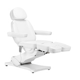 Elektryczny fotel kosmetyczny SILLON CLASSIC 2 silniki pedi biały 148288