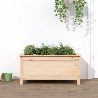 vidaXL Donica ogrodowa, 82,5x40x39 cm, lite drewno sosnowe
