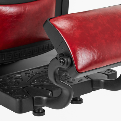 Gabbiano fotel barberski President Czerwony 148102