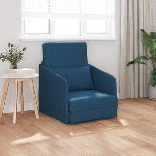 Sofa Bed Niebieski 65 x 80 x 83 cm tkanina