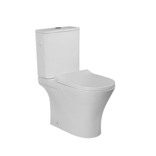 KOMPAKT WC QFS, SIROS PLUS OKRĄG BOCZ PODŁ BIAŁY Z DESKĄ WOLNOOPAD