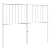 Metalowe wymienne wezgłowie, białe, 120 cm