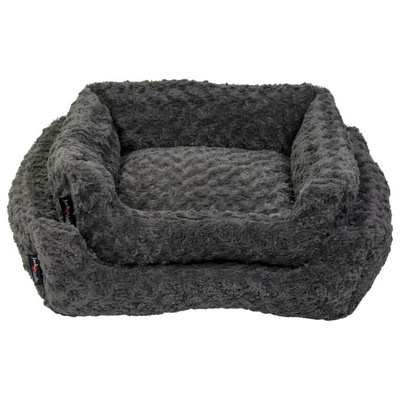 Jack and Vanilla Legowisko sofa Softy S, 60x52x18 cm, szare rozety