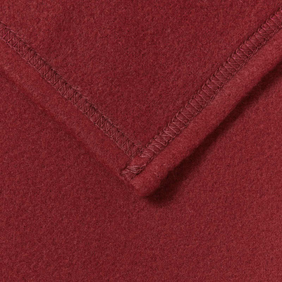 Koce narzutowe 24 pcs Bordeaux Czerwony 240 x 220 cm Polar