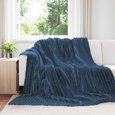 Koce narzutowe 6 pcs Granatowy 270 x 240 cm Polar