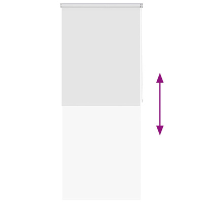 Roleta prysznicowa 80 x 240 cm, biała