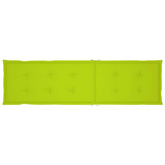 vidaXL Leżak tarasowy z podnóżkiem i poduszką, lite drewno akacjowe