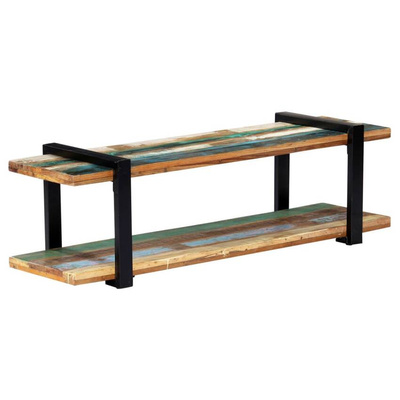 vidaXL Szafka pod TV, 130 x 40 x 40 cm, lite drewno z odzysku