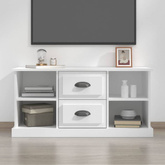 vidaXL Szafka pod TV, biała, 99,5x35,5x48 cm, materiał drewnopochodny