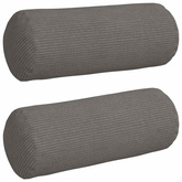 Poduszki Wałkowe 2 pcs Jasnoszary ? 15 x 40 cm