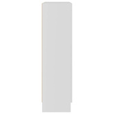 Witryna, biała, 82,5x30,5x115 cm, materiał drewnopochodny