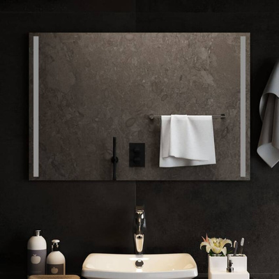 Lustro łazienkowe z LED, 90x60 cm vidaXL