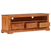 vidaXL Szafka pod TV, 120x30x40 cm, lite drewno akacjowe