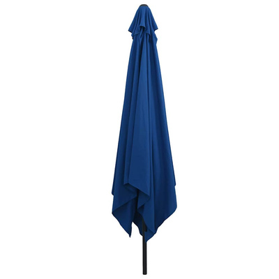 Parasolka ogrodowa 295 x 295 x 245 cm Poliester i Stal