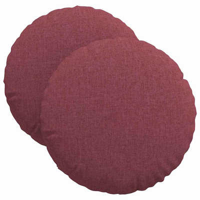 Poduszki na siedziska 2 pcs Czerwone wino ?40 x 13 cm tkanina