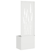 Ekran zapewniający prywatność w ogrodzie Biały 50 x 150 cm
