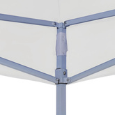 vidaXL Profesjonalny, składany namiot imprezowy, 2x2 m, stal, biały