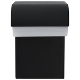 Oświetlenie ścienne zewnętrzne LED, 9 W, czarne, owalne